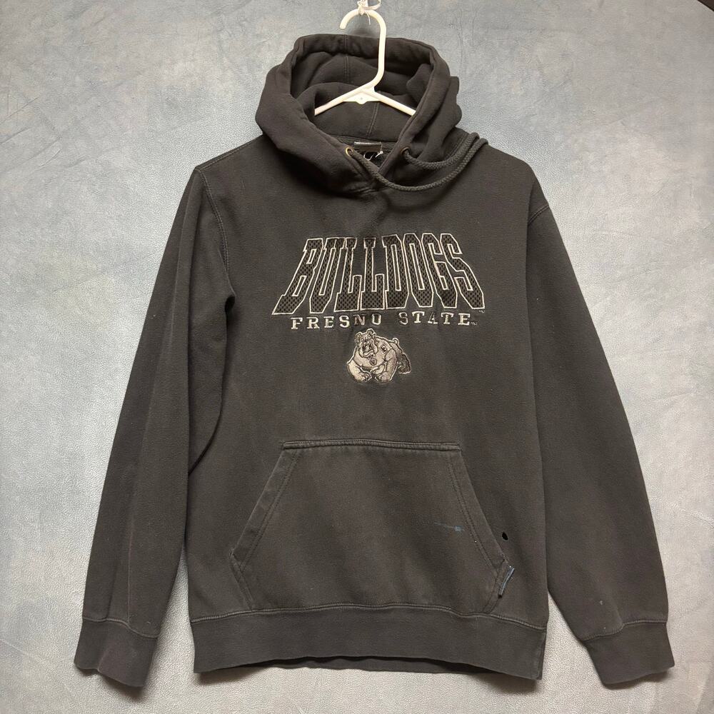 Vintage Fresno State Bulldogs Hoodie CI Sport Pullover FSU NCAA D1 Embroidered